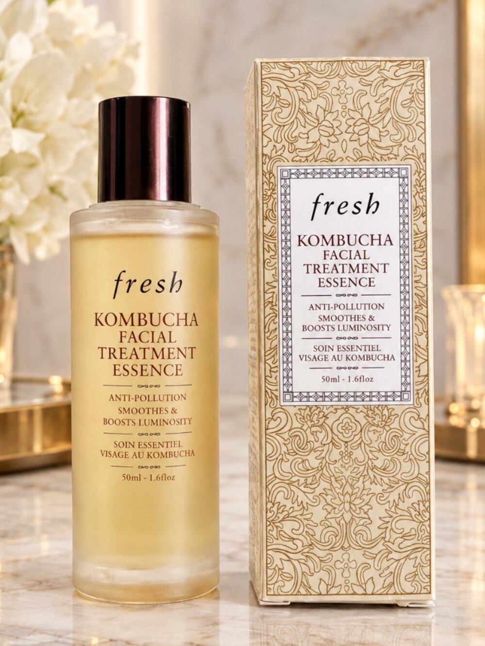 FRESH Kombucha Facial Treatment Essence 50ML New Sealed